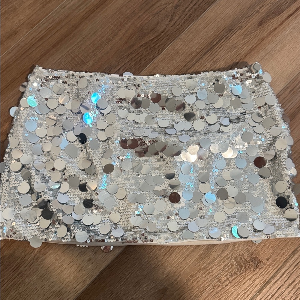 Peppermayo Sequin Mini Skirt
